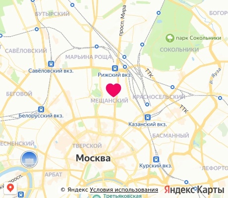На карте