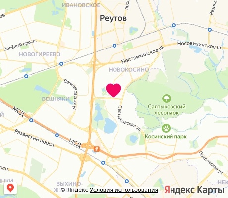 На карте