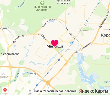 На карте