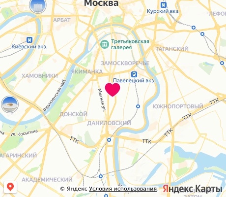 На карте