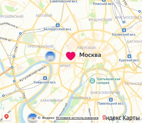 На карте