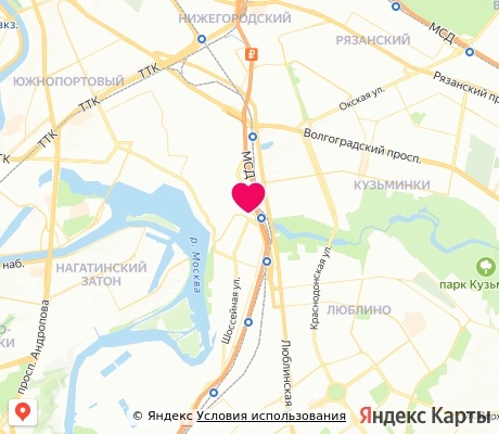 На карте
