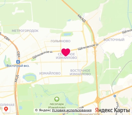 На карте