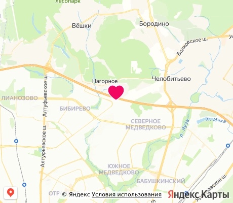 На карте