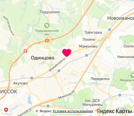На карте