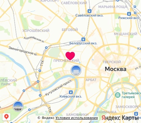 На карте