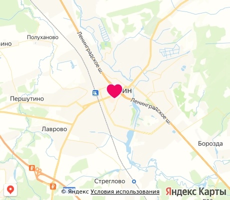 На карте