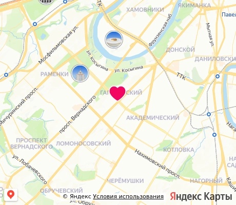 На карте