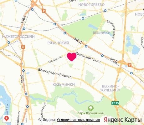 На карте