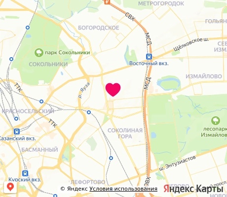На карте