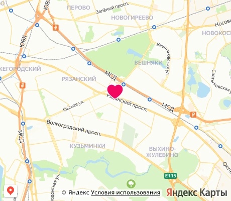 На карте