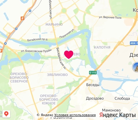 На карте