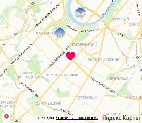 На карте