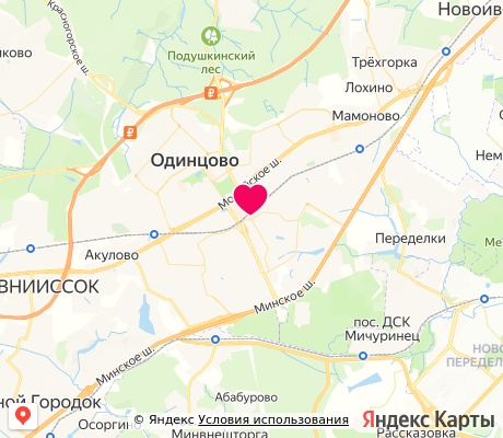 На карте