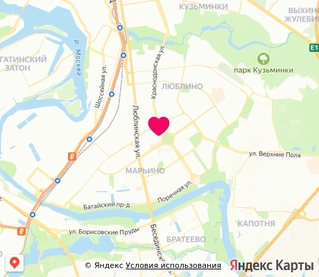 На карте