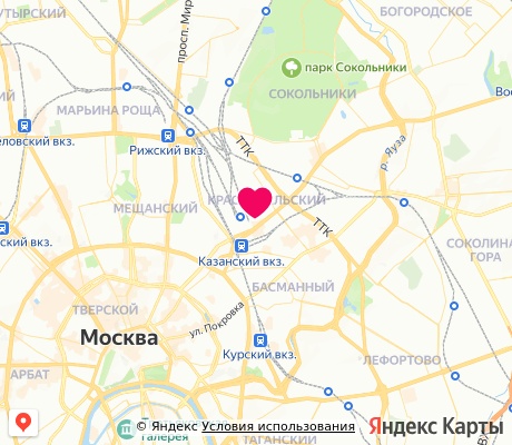 На карте