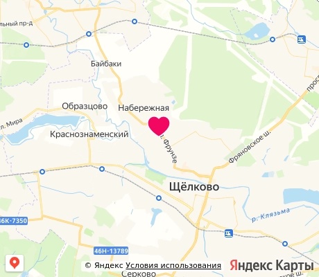 На карте