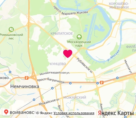 На карте