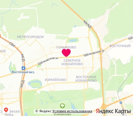 На карте