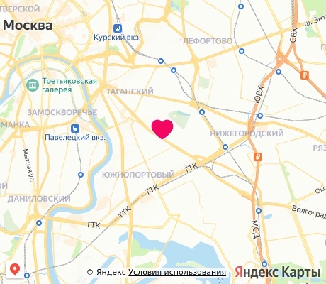 На карте