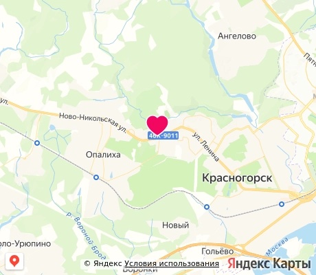 На карте