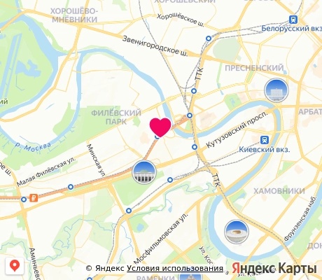 На карте