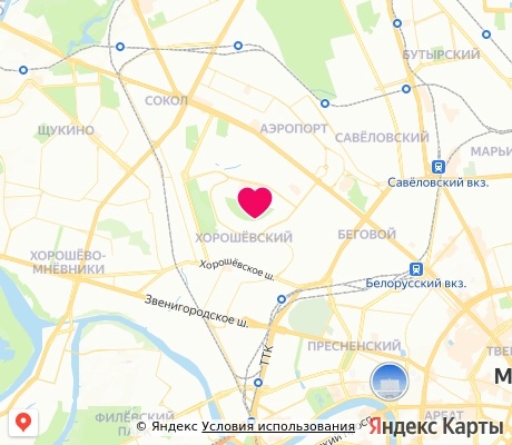 На карте