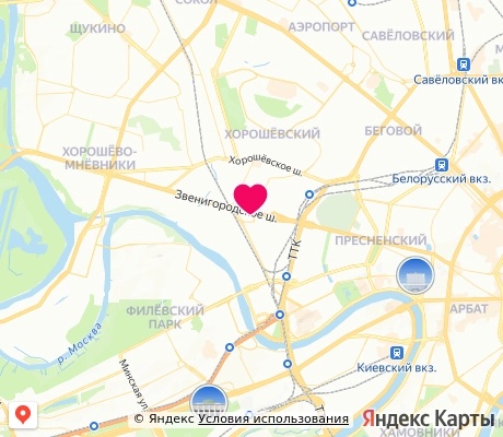 На карте
