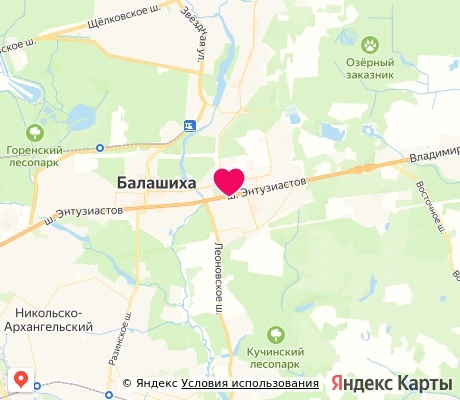 На карте