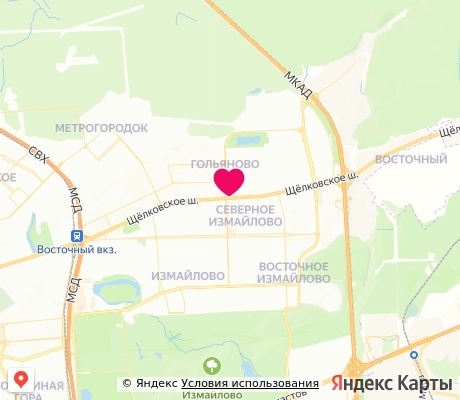 На карте