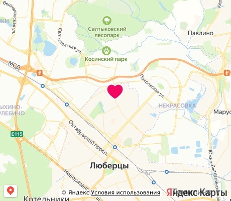 На карте