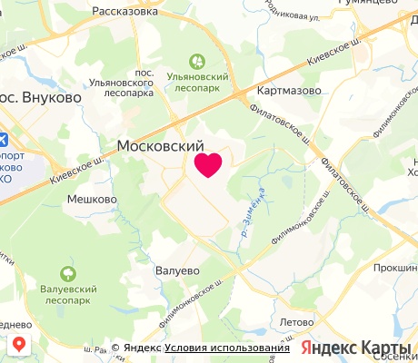 На карте