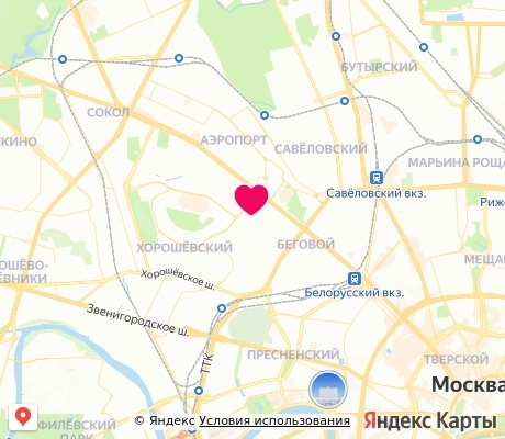 На карте