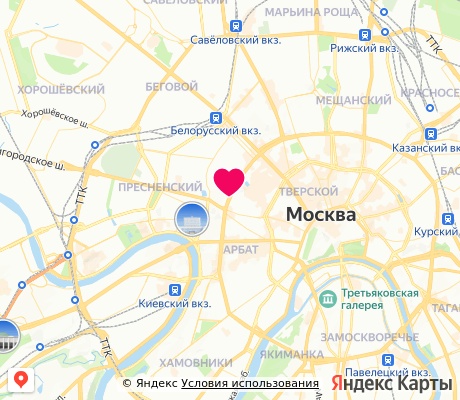 На карте