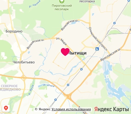 На карте