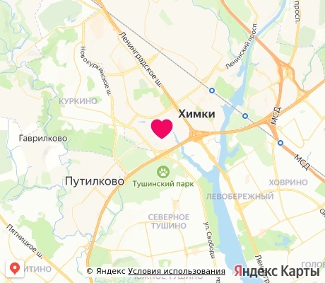 На карте