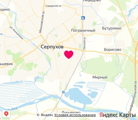 На карте