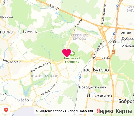 На карте
