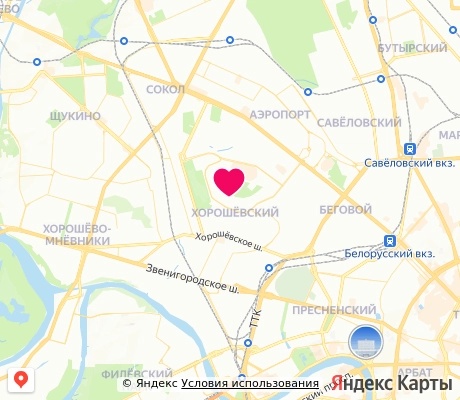 На карте