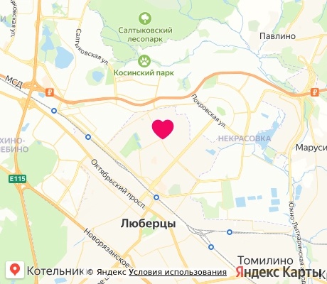 На карте