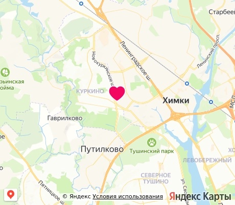 На карте