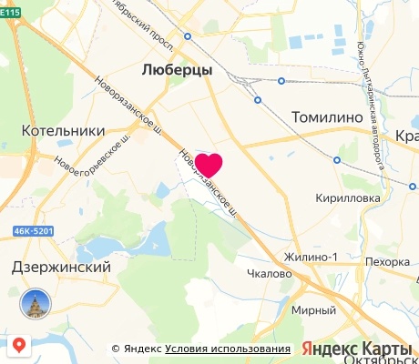 На карте