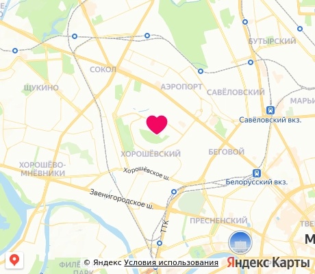 На карте