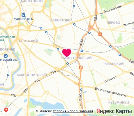 На карте