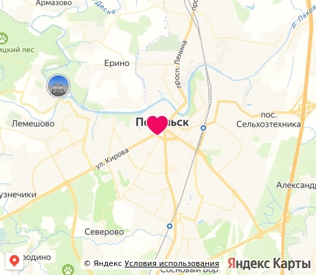 На карте