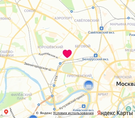 На карте