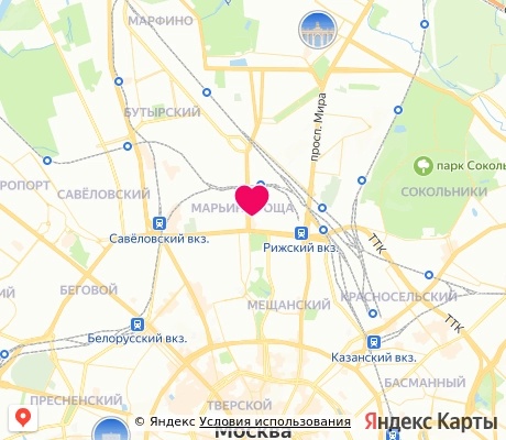 На карте