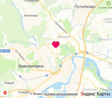 На карте
