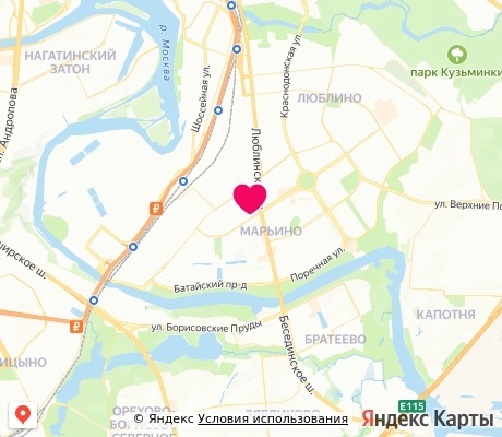 На карте