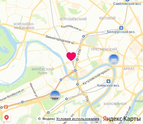 На карте